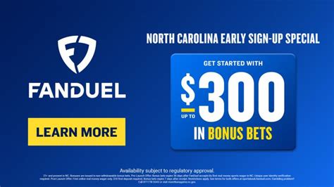 FanDuel North Carolina Promos: Claim $300 In Bonus Bets.